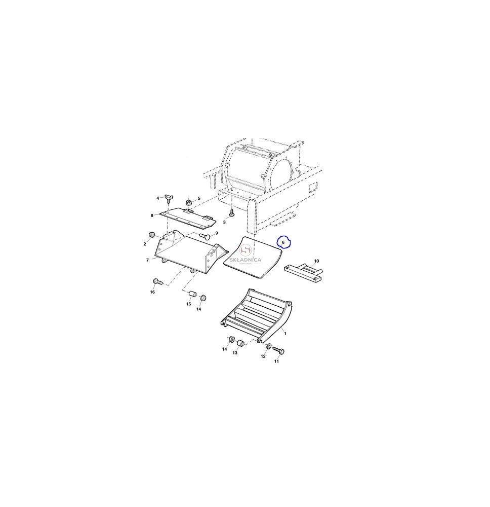 BLACHA WENTYLATORA ZAM [SJK00018-K]