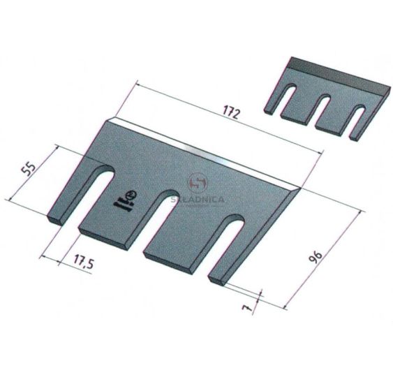 NÓŻ BĘBNA  JD 6810     MWS [SJK62203-MWS]