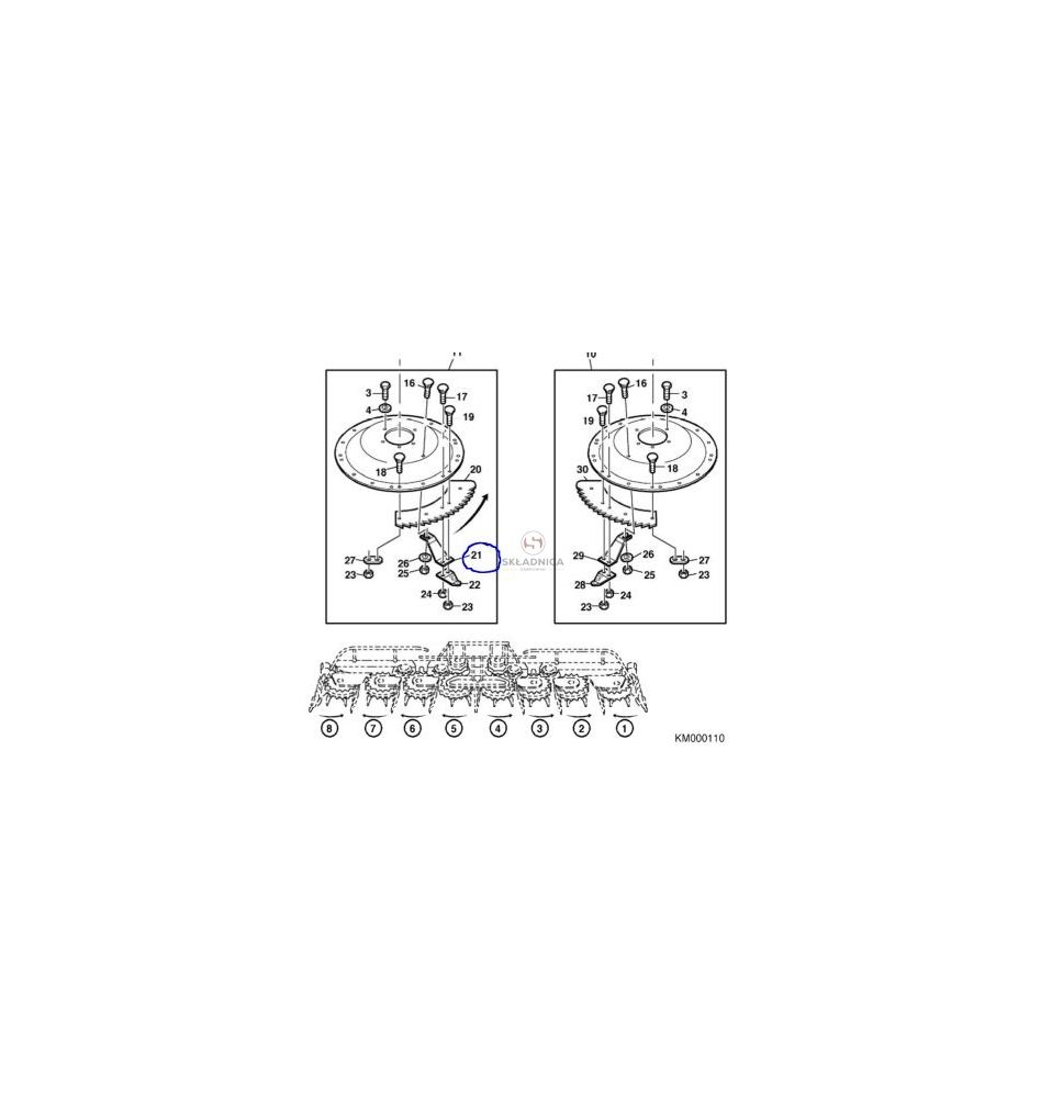 ZABIERAK L   KEMPER  SERIA 300 - UCHWYT [SKP102]