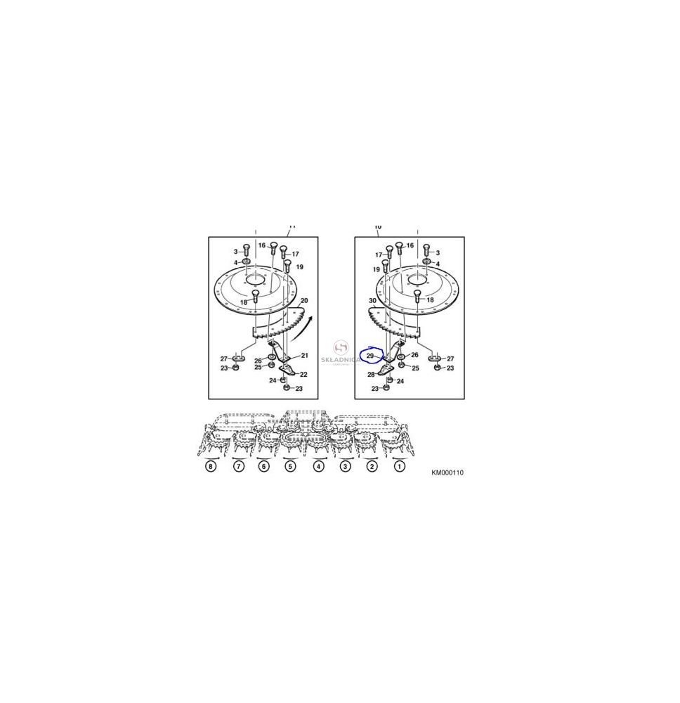 ZABIERAK P   KEMPER  SERIA 300 - UCHWYT [SKP103]