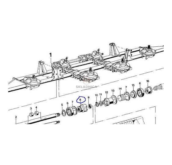 SPRZĘGŁO KEMPER 25-28 Z ROWKEIM [SKP226-ORY]