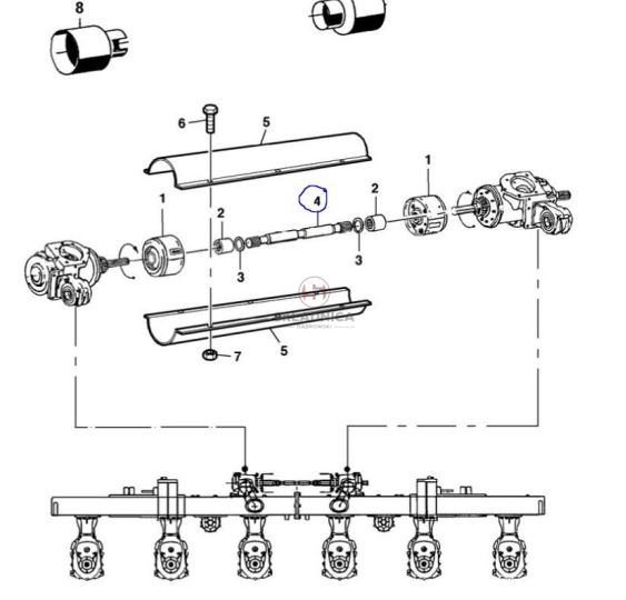 WAŁ Z-21 1-3/8"  L- 367  - ORY [SKP272]
