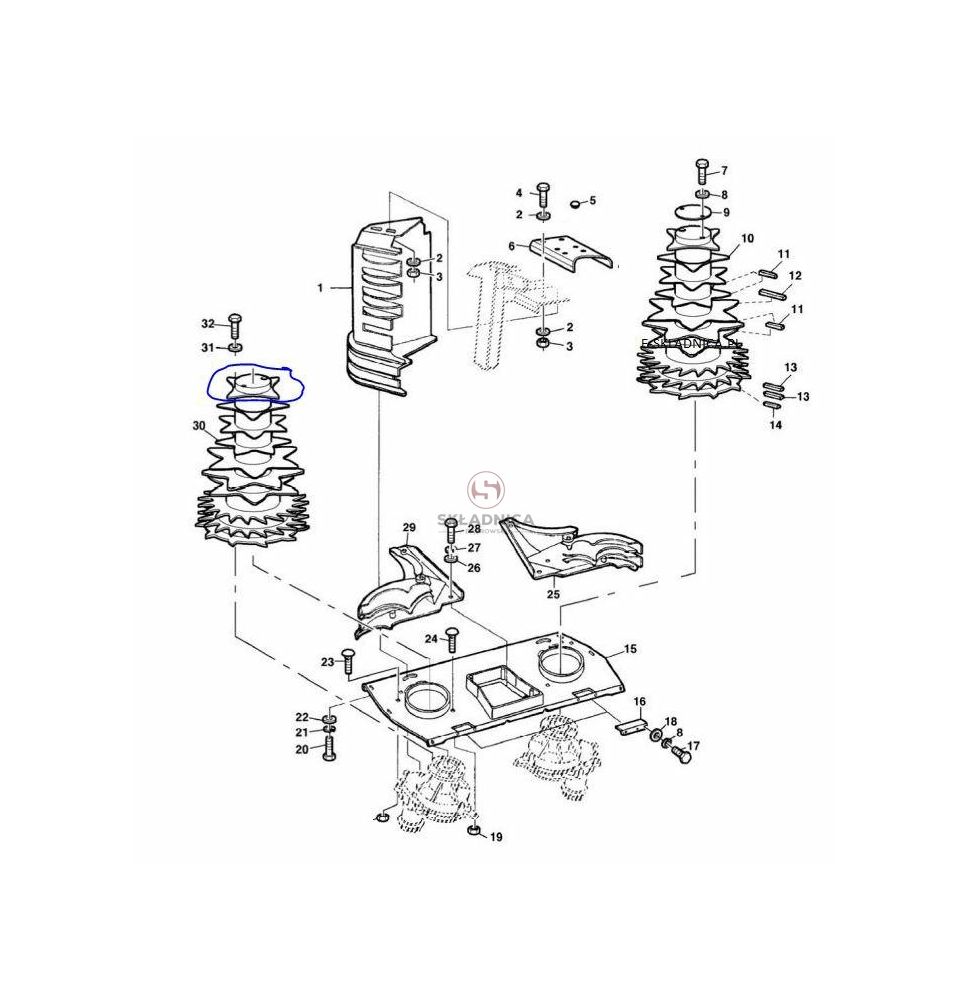 TARCZA NAPRAWCZA FI-140 R-4 [SKP350-R4]