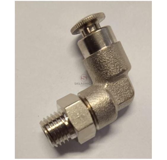 LL04 KOLANO FI- 4MM / M10*1 obrotowe [SMC01-0135]