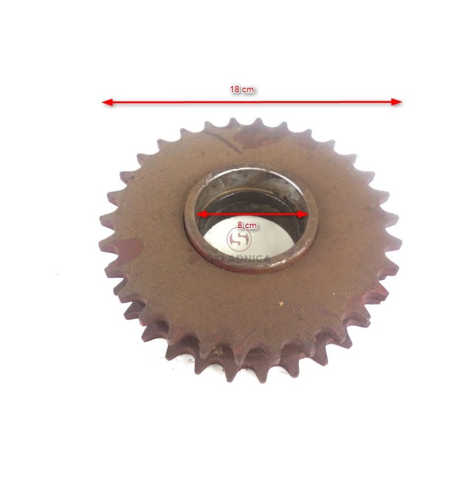 KOŁO ŁAŃCUCH.  3/4" 12B-2  Z-30   PODWÓJ [SP029019]