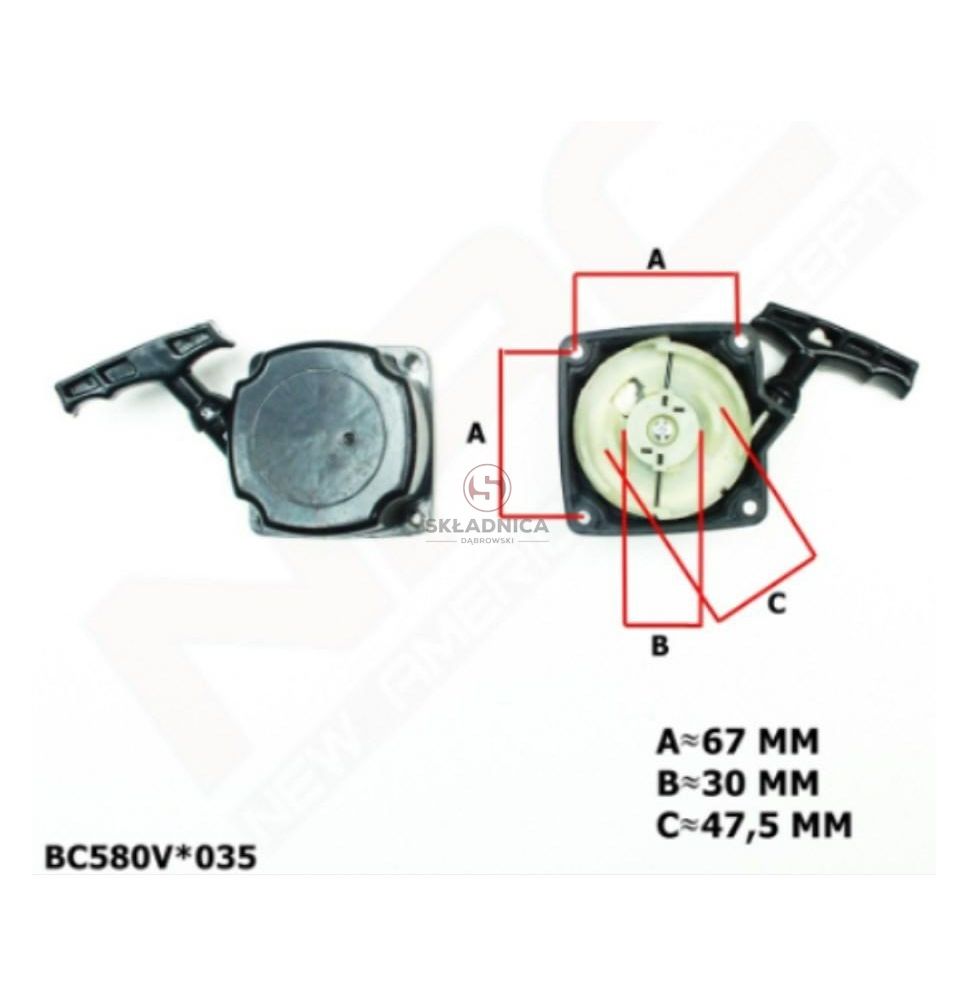 ROZRUSZNIK KOMPLETNY NAC BC580V BC520V   [STG07-0020]