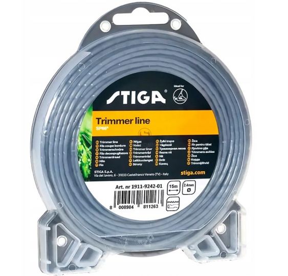 ŻYŁKA TNĄCA SP66 KARB.blister O2,4/15m [STG08-8112]