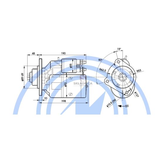 ROZRUSZNIK 9142722 MAGNETON [UB501000-M]