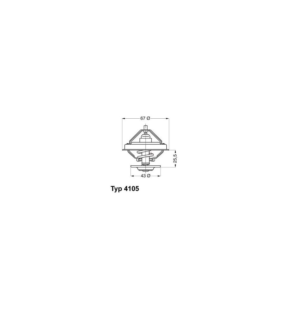 TERMOSTAT WAHLER  83C [UD004039A]
