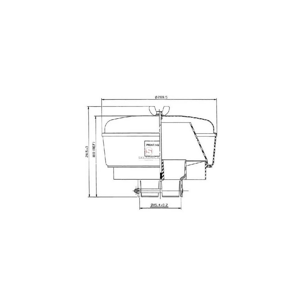 FILTR WSTĘPNY POW.  FI-127,5 [UD015116]
