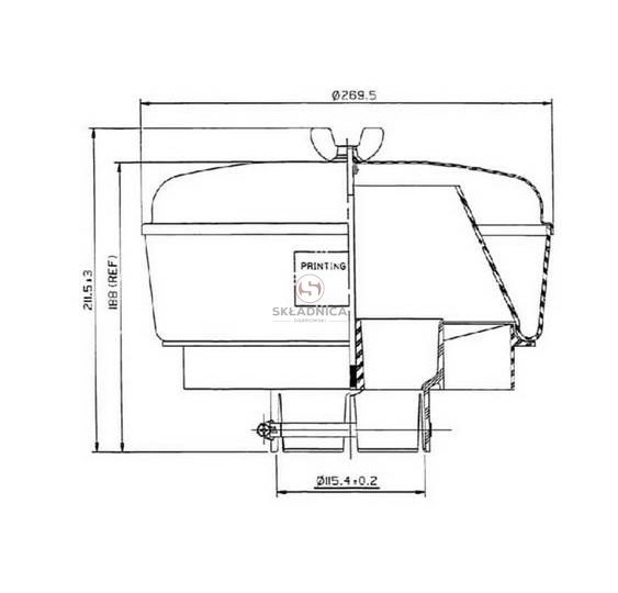 FILTR WSTĘPNY POW.  FI-127,5 [UD015116]