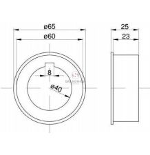 PIERŚCIEŃ POD ŁOŻYSKO K60*65*25 [UD031015]