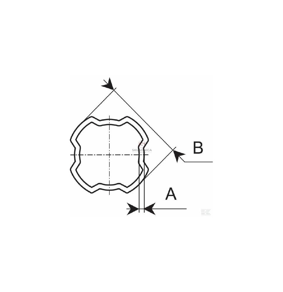 RURA PROFILOWANA KW 61.7*5.7  SFT-SH,S0 [WWB0027]