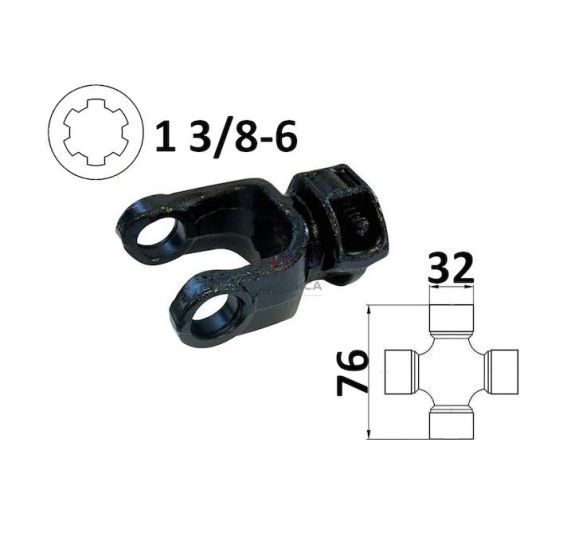 WIDŁAK ( 32,00- 76,00 )  Z 6  1 3/8" [WWC0708]
