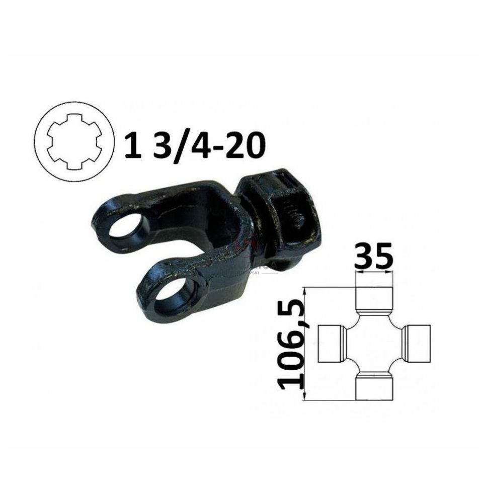 WIDŁAK ( 34,90-106,50 )  Z20  1 3/4" [WWC0805]