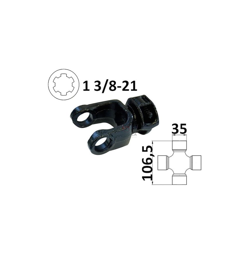 WIDŁAK ( 34,90-106,50 )  Z21  1 3/8" [WWC0806]