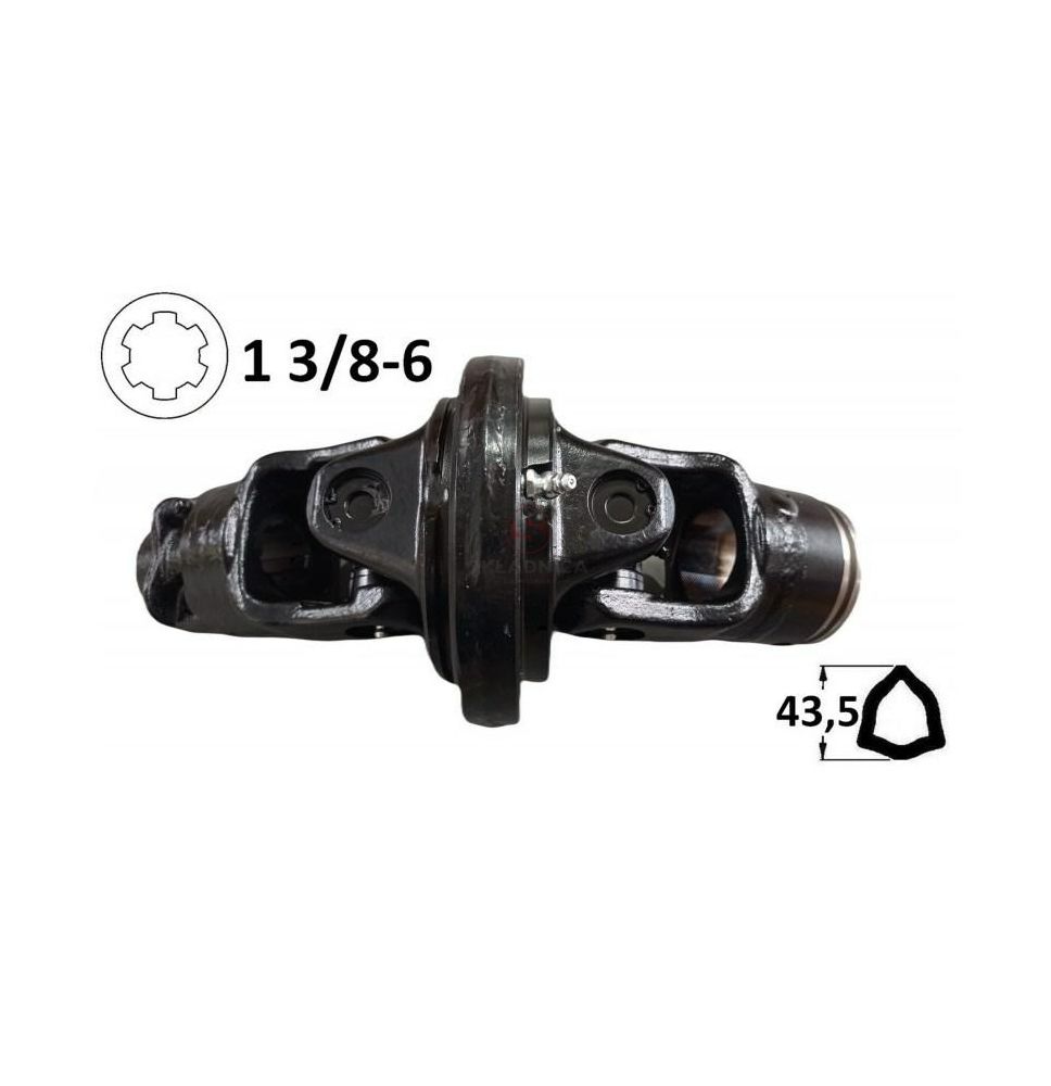 PRZEGUB SZEROKOKĄTNY  2380  Z6 1 3/8" -T [WWC1500]