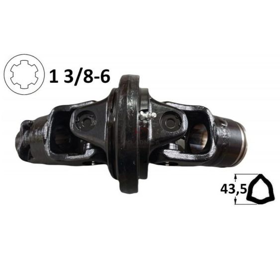 PRZEGUB SZEROKOKĄTNY  2380  Z6 1 3/8" -T [WWC1500]