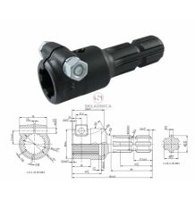 REDUKCJA O 1 3/4" Z20 - W 1 3/8"  Z6 [WWD013-Z]
