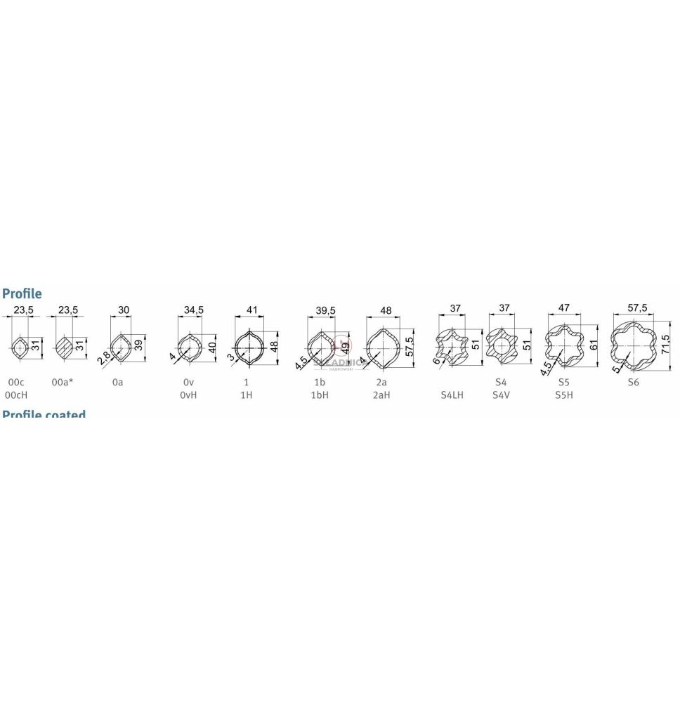 RURY PROFILOWE - WALTERSCHIED [WWW0000]
