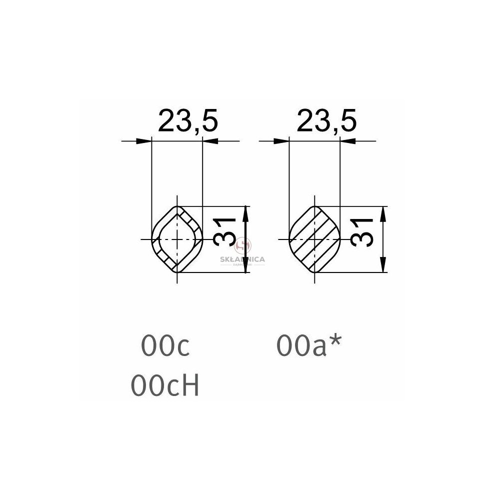 RURA PROFILOWANA CYTR. 23.5*31.0*4.0 [WWW0001]