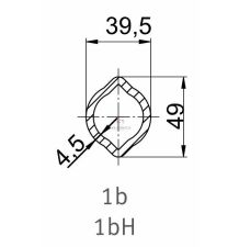RURA PROFILOWANA CYTR. 39.5*49.0*4.5 [WWW0005]