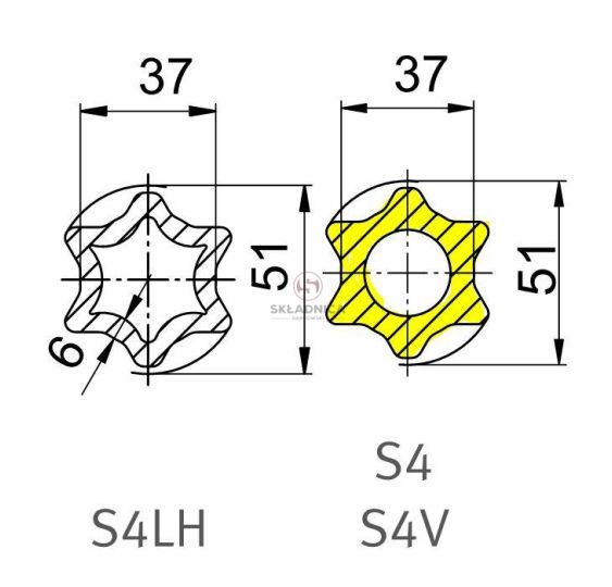 RURA PROFILOWANA GW. 37.0*51.0 [WWW0007]