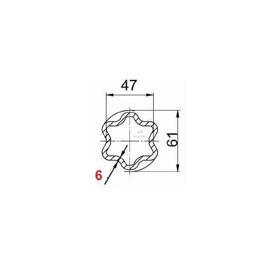 RURA PROFILOWANA GW. 47.0*61.0*6.0 [WWW0010]