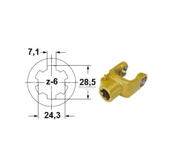 WIDŁAK ( 22,00- 54,80)  Z 6  1 1/8" [WWW0208]