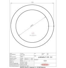 PODKŁADKA  98.5*129*3,0 [WWW1303]