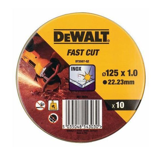 TARCZA DO METALU  125*1,2*22  10SZT. [YK12500]