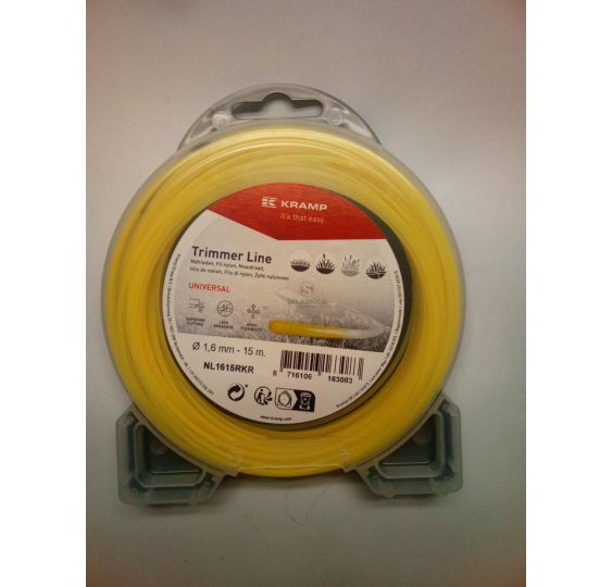 ŻYŁKA NYLONOWA  OKRĄGŁA 1,6 MM 15M [YN801]