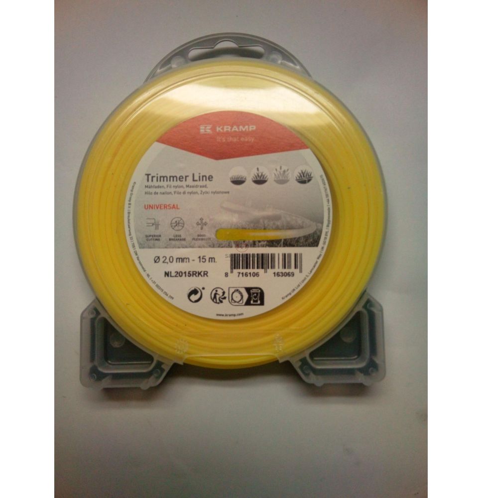 ŻYŁKA NYLONOWA  OKRĄGŁA 2MM 15M [YN802]