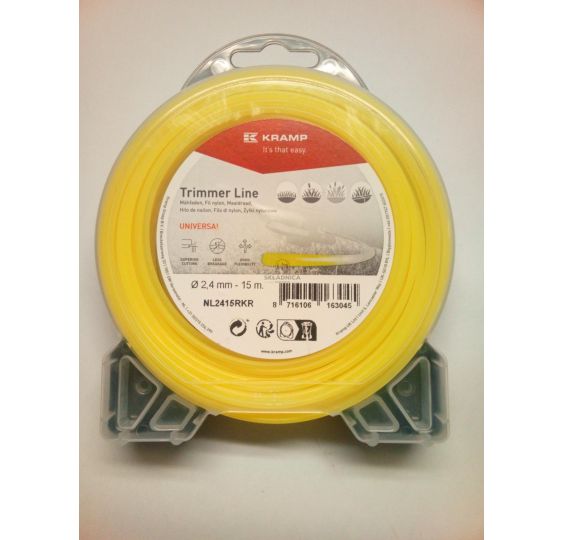 ŻYŁKA NYLONOWA  OKRĄGŁA 2,4MM 15M [YN803]