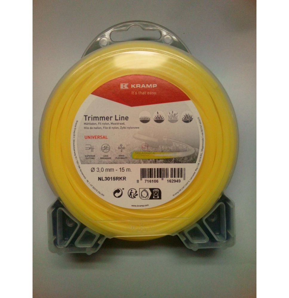 ŻYŁKA NYLONOWA  OKRĄGŁA 3MM 15M [YN804]