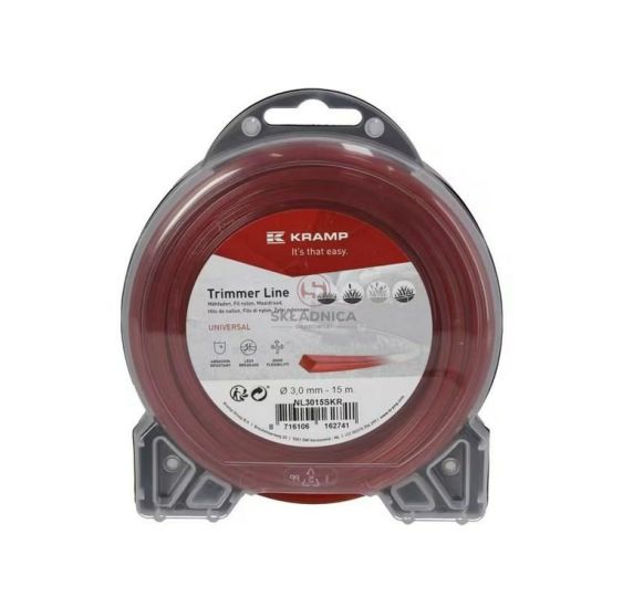 ŻYŁKA NYLONOWA  KWADRAT  3MM 15M [YN811]