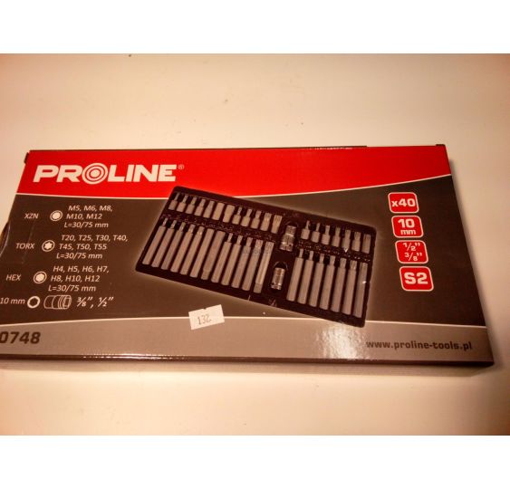 ZESTAW KOŃCÓWEK 40SZT PROLINE [YP10748]