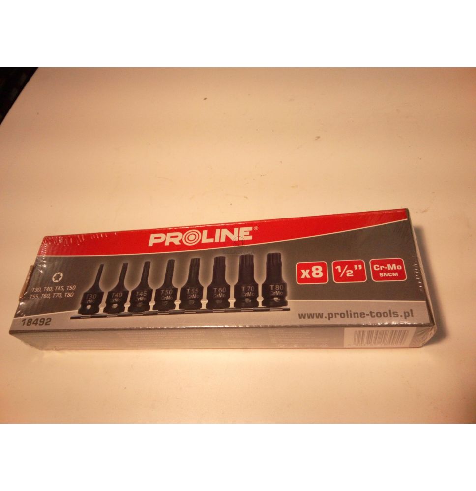 ZESTAW BITONASADEK UDAR,TORX T30-T80 [YP18492]