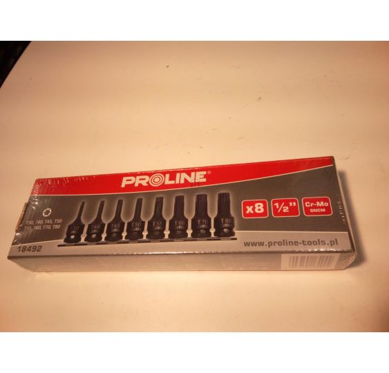 ZESTAW BITONASADEK UDAR,TORX T30-T80 [YP18492]