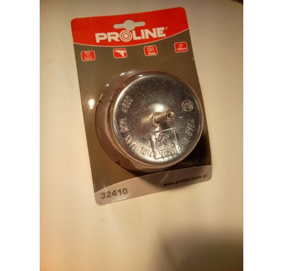 SZCZOTKA DOCZOŁOWA FI 100MM, TRZP. 6MM [YP32410]