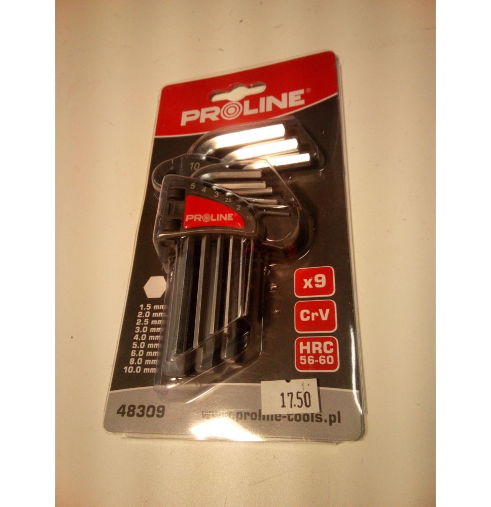 KLUCZE IMBUSOWE   KPL- 9SZT  1,5-10MM [YP48309]