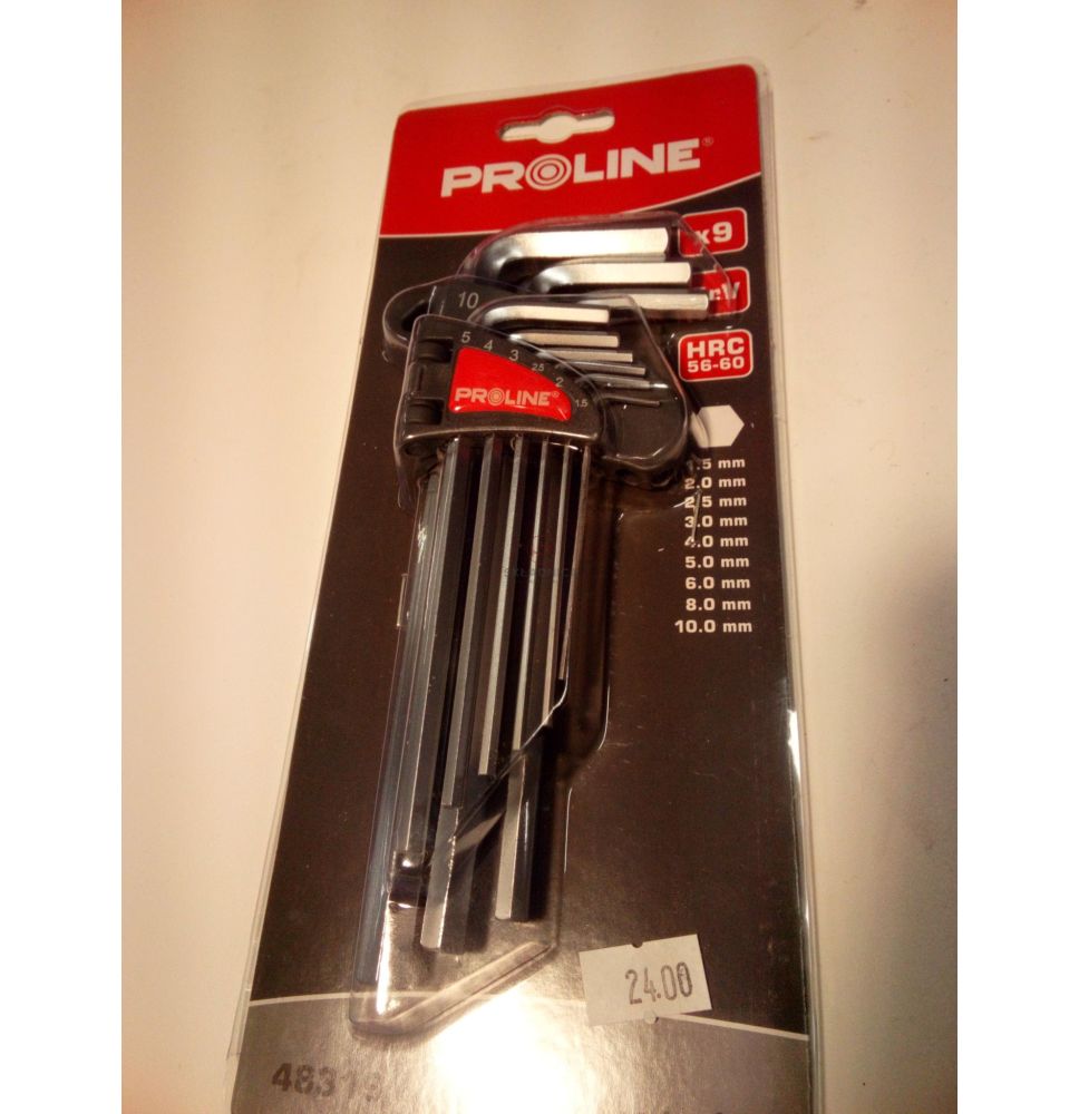 KLUCZE IMBUSOWE   KPL- 9SZT  1,5-10MM [YP48319]