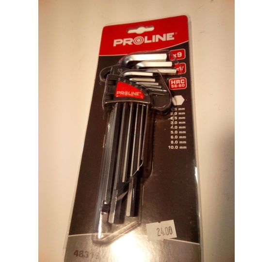 KLUCZE IMBUSOWE   KPL- 9SZT  1,5-10MM [YP48319]