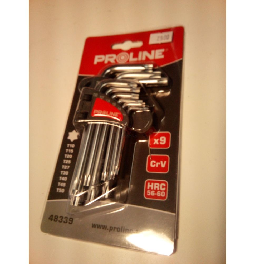 KLUCZE TORX KPL. SZT. 9, T10-T50 [YP48339]