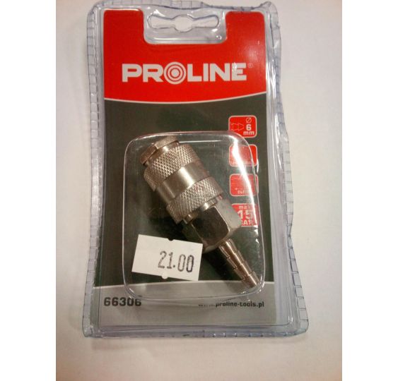 SZYBKOZŁĄCZE ŻEŃSKIE DO WĘŻA 6MM PROLIN [YP66306]