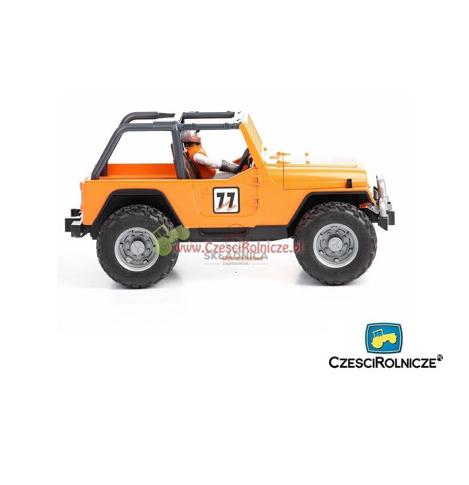xxCROSSOWY JEEP WRANGLER Z FIGURKĄ       [ZD02542]