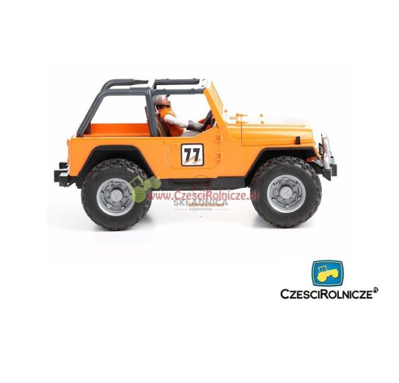 xxCROSSOWY JEEP WRANGLER Z FIGURKĄ       [ZD02542]