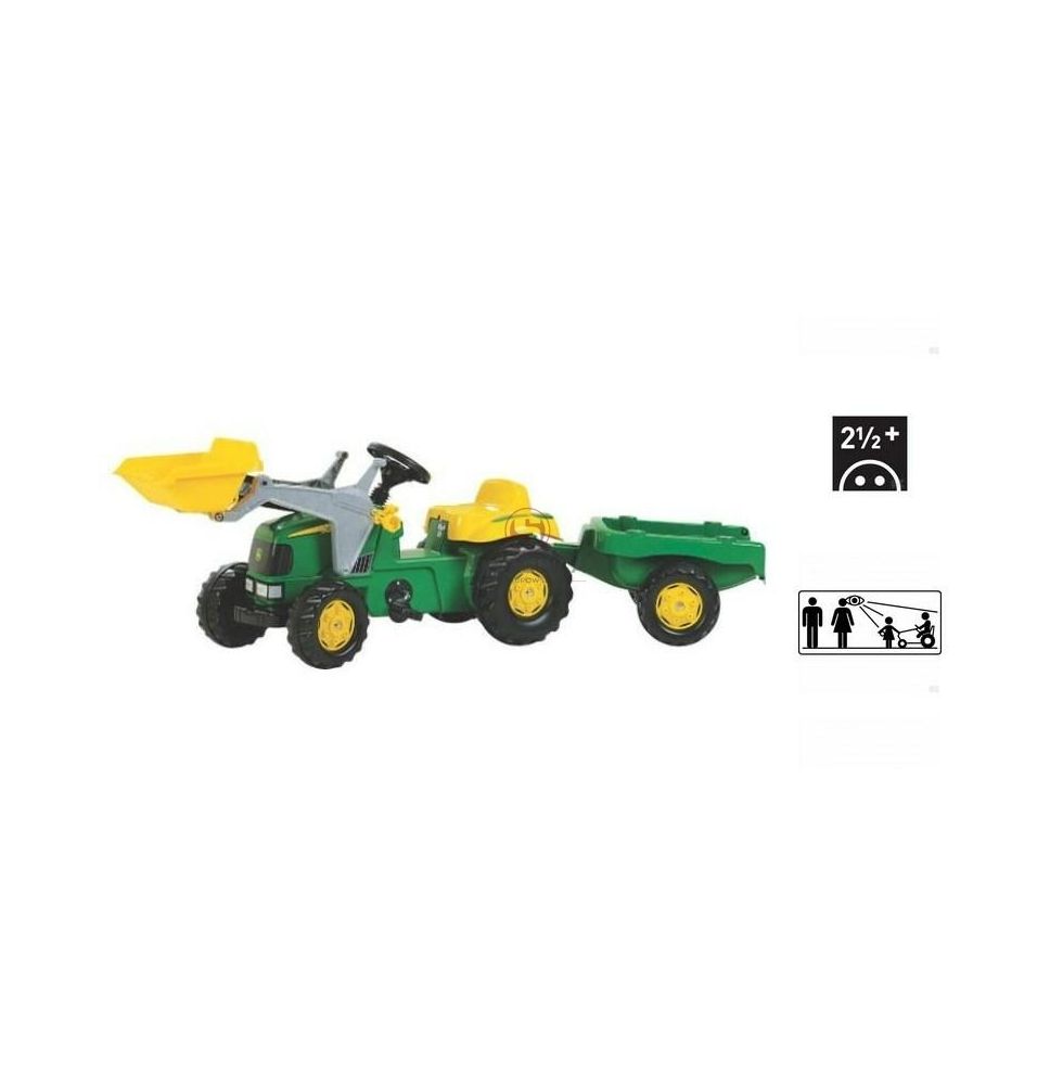 TRAKTOR JOHN DEERE Z ŁADOWACZEM CZOŁOWYM [ZDR02311]