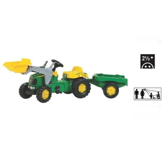 TRAKTOR JOHN DEERE Z ŁADOWACZEM CZOŁOWYM [ZDR02311]