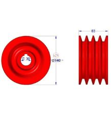 KOŁO PASOWE MAŁE FI140*83 (Z010/2) 2,1M [ZKS026]